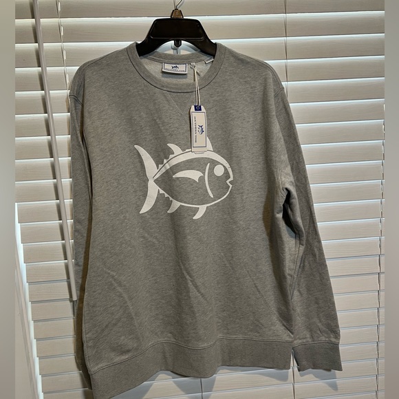 Southern Tide Fish Print Cotton Sweater‎ - NWT